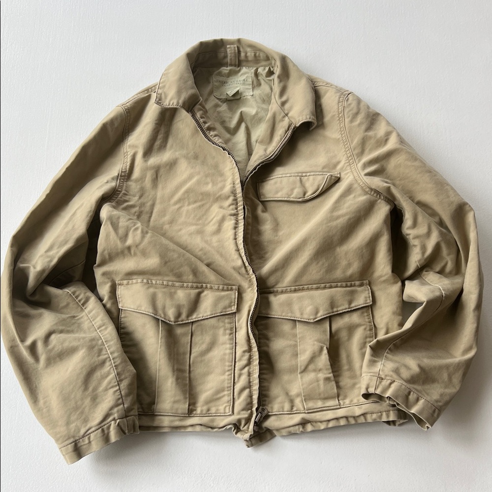 American Eagle Outfitters Khaki Field Jacket